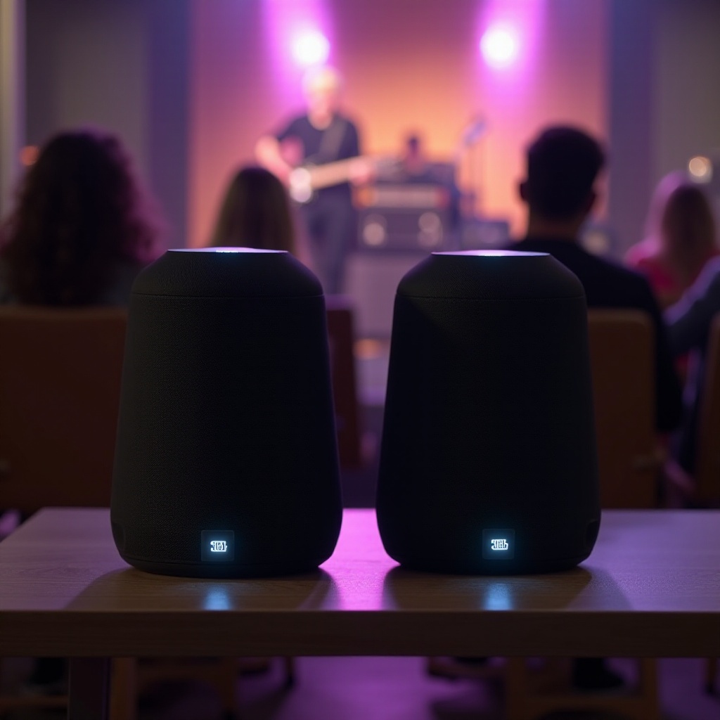 cara memasangkan 2 speaker jbl eon 715 bersama-sama
