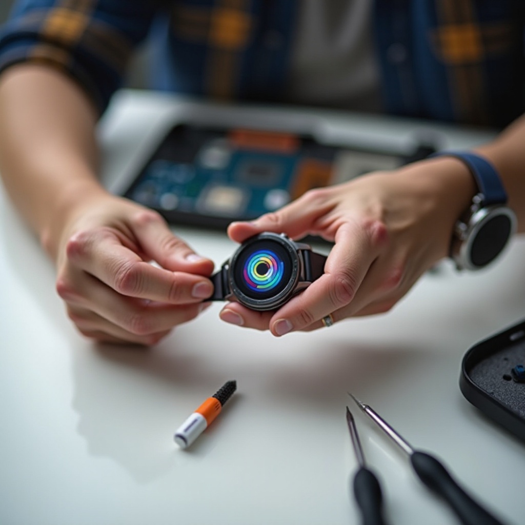 kapotte smartwatch