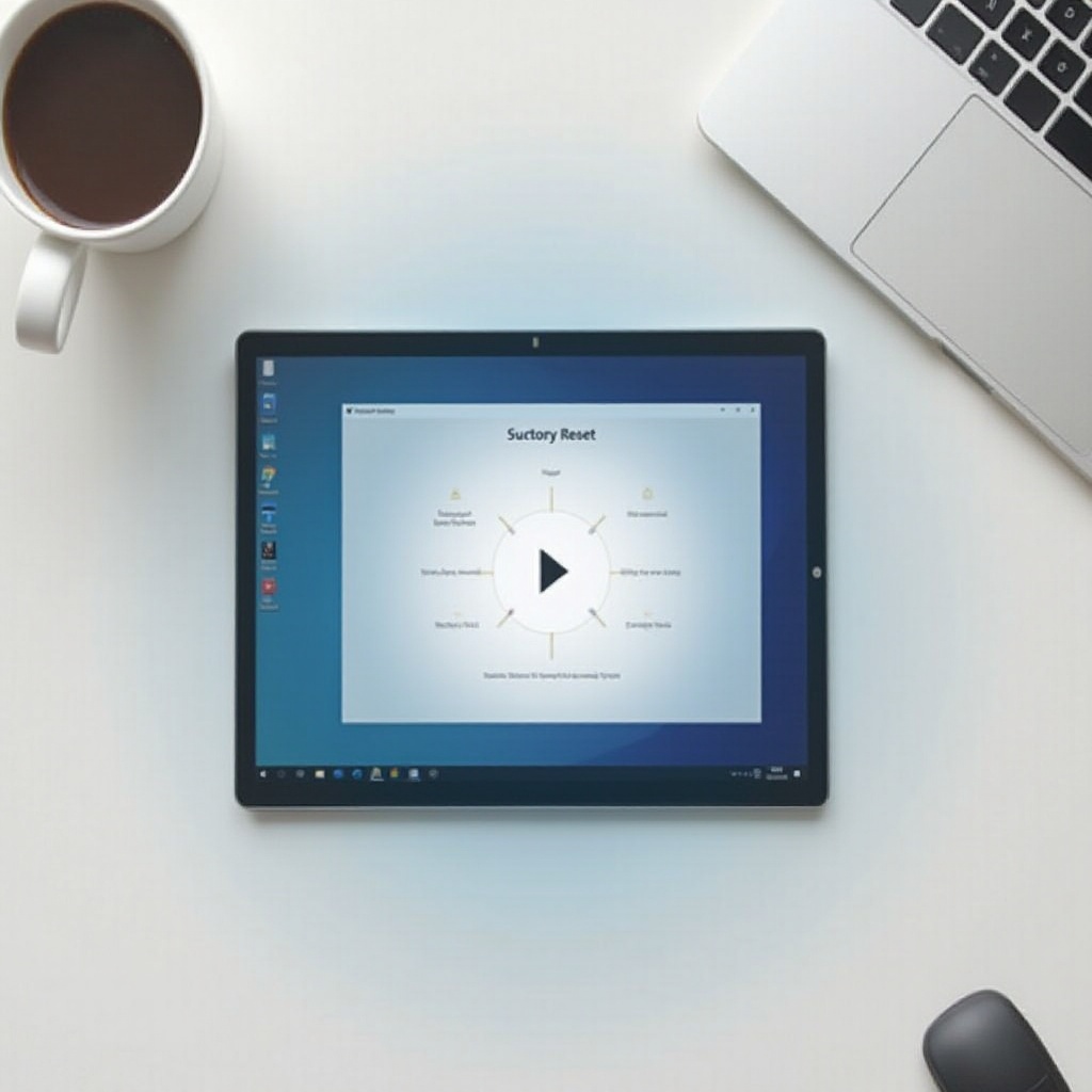 cara mengembalikan setelan pabrik tablet surface