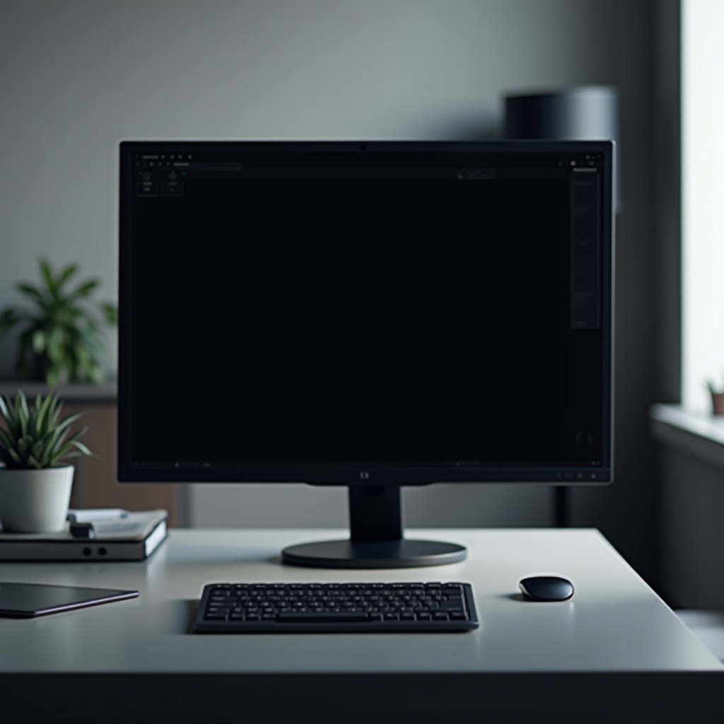PCでの黒い背景