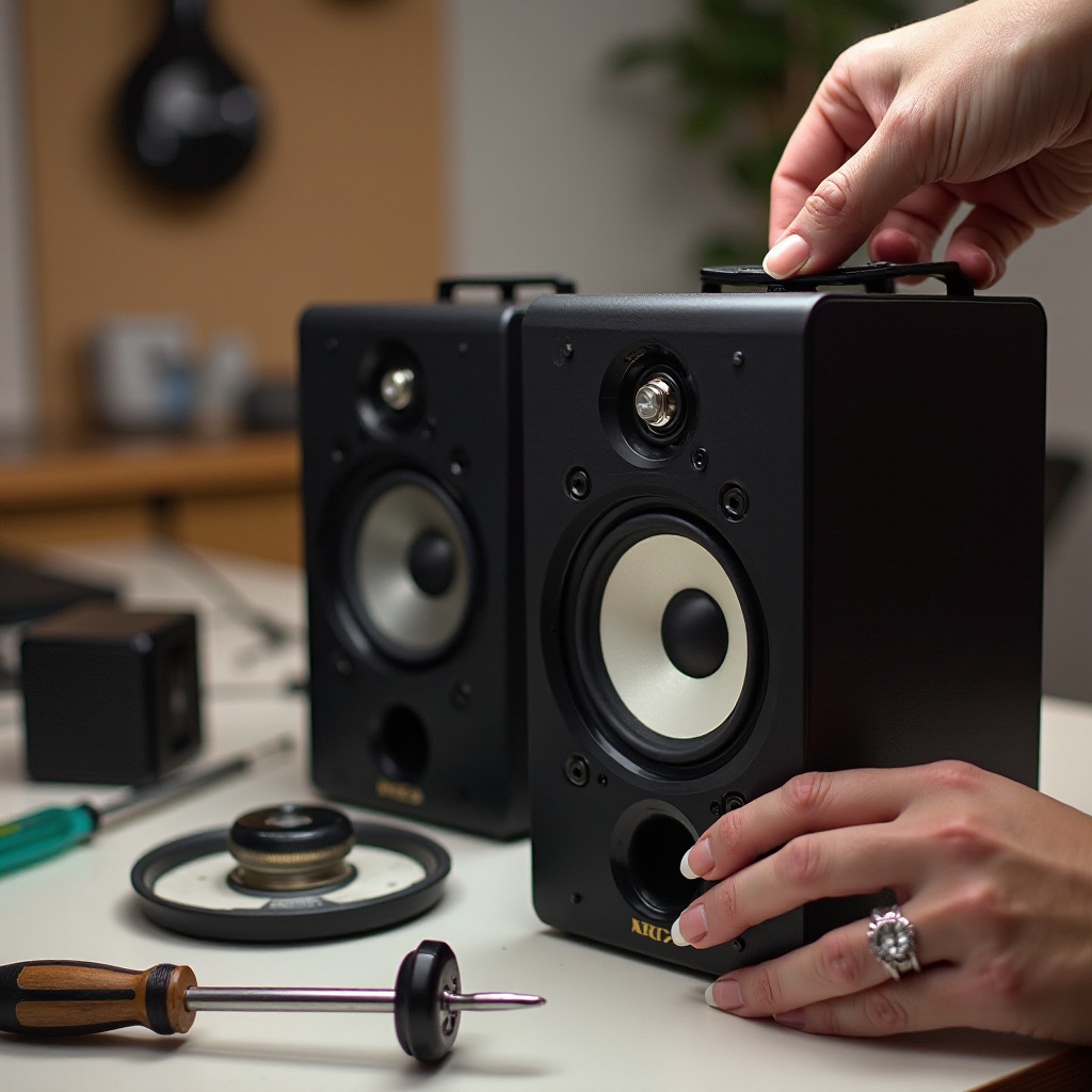 how to open rca 40-5022 speakers