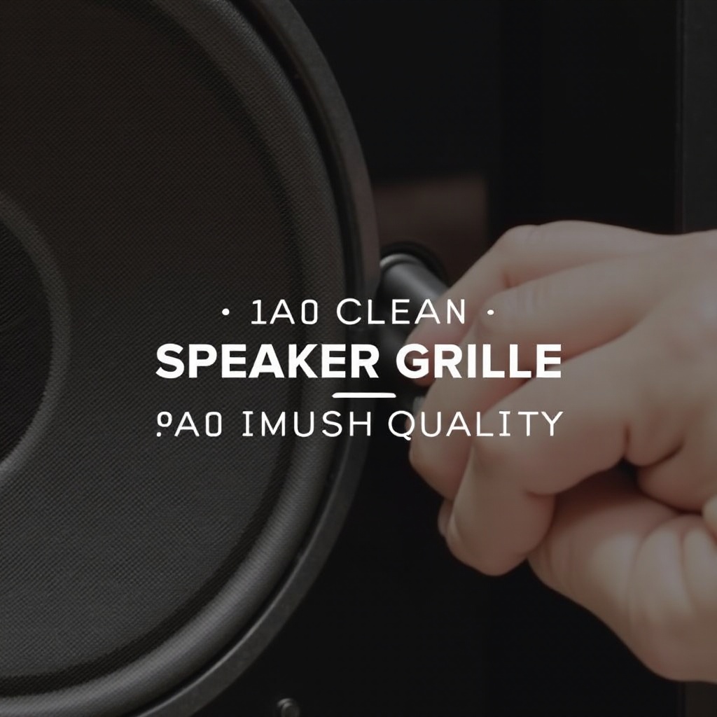 hoe de luidsprekergaas te reinigen