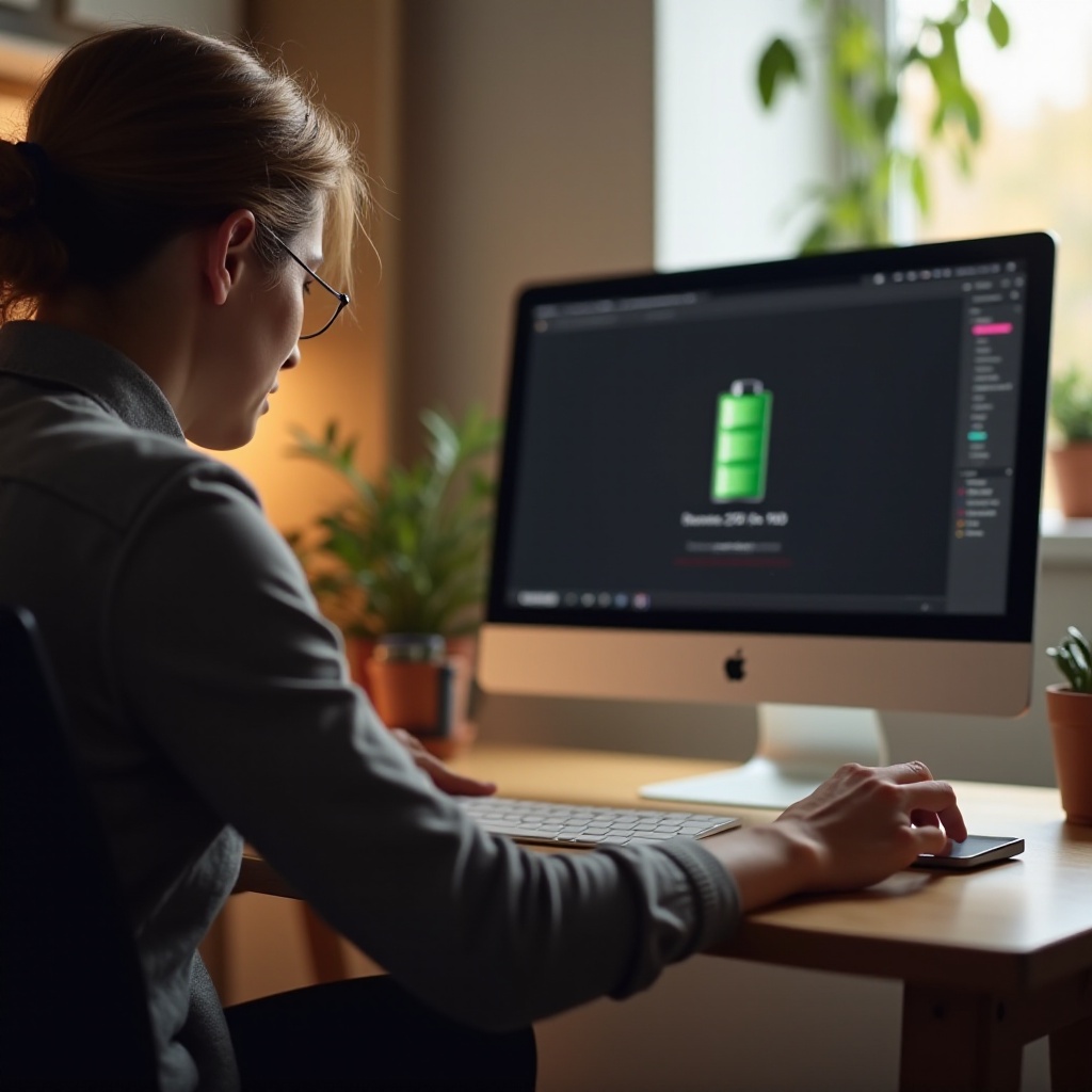 jak sprawdzić baterię w Magic Mouse