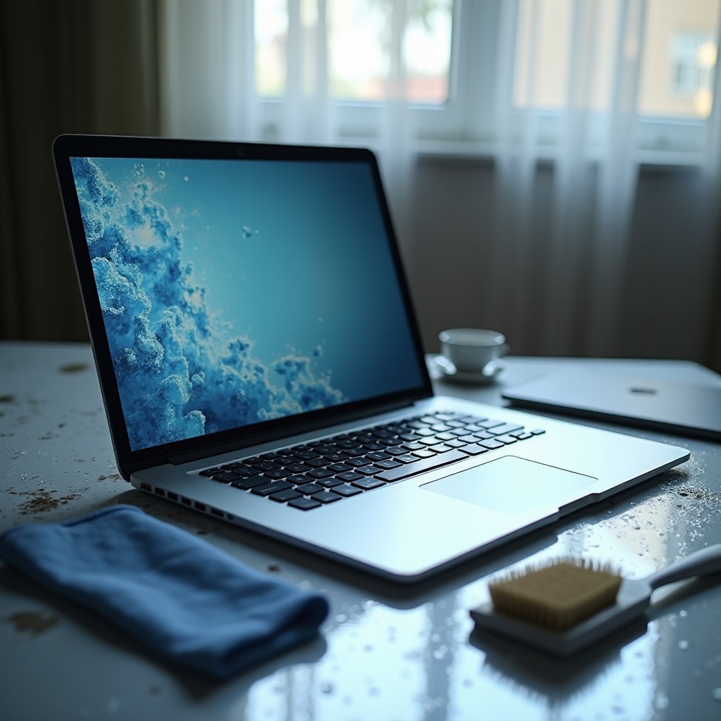 laptop zmókł i nie chce się włączyć