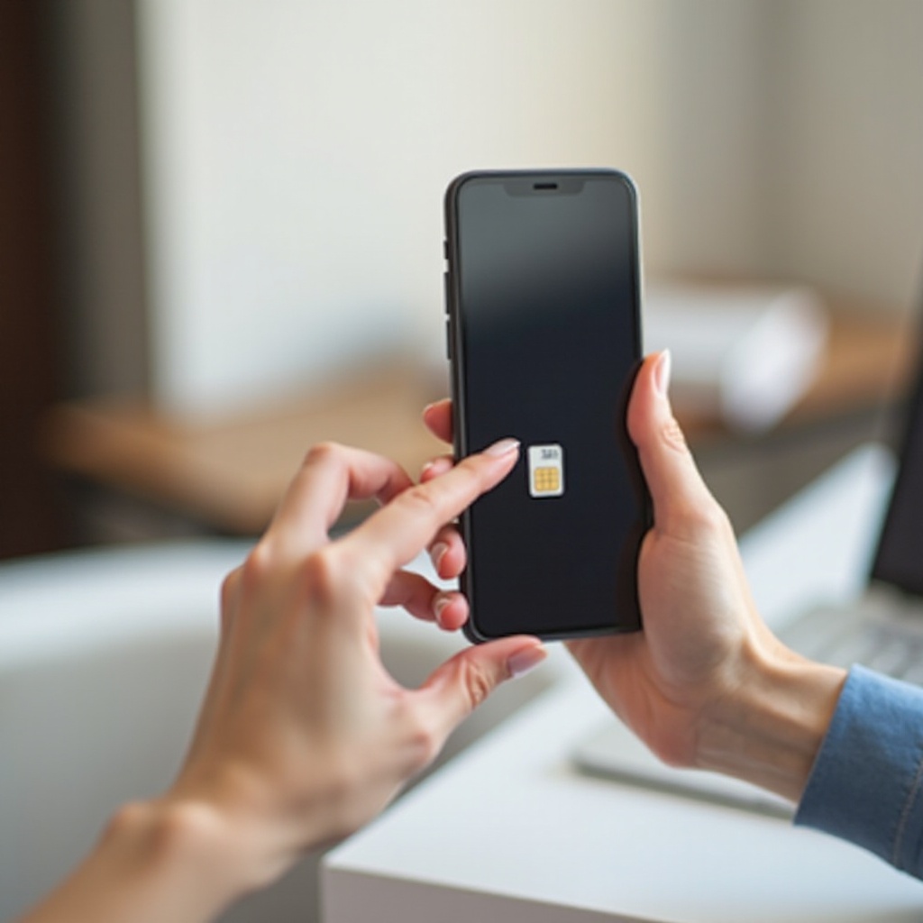 Hoe een simkaart in een Celero3 5G-telefoon te plaatsen