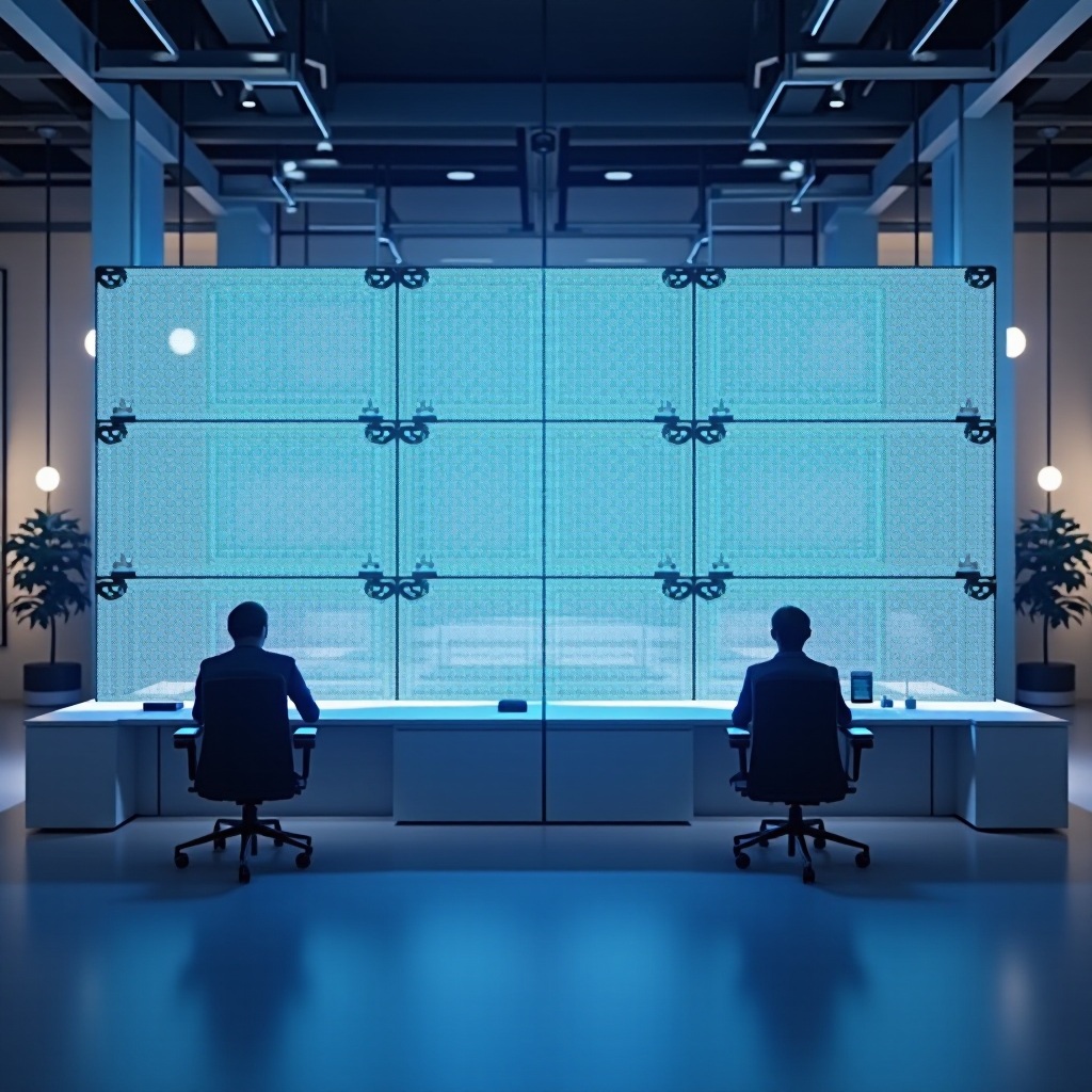 näytöt pinoutuvat yhteen kuin legot