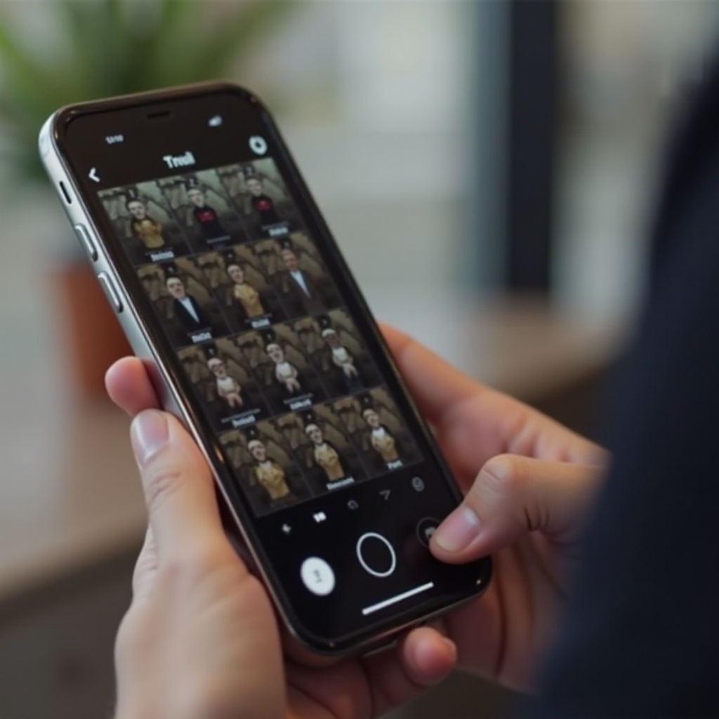 how do you see burst photos on iphone