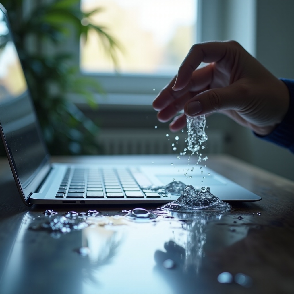 laptop basah dan tidak mau menyala