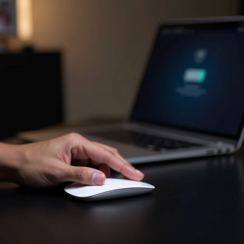 jak sprawdzić baterię w Magic Mouse