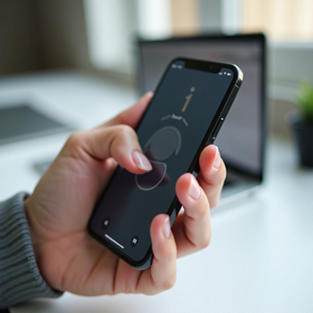 kan op de iPhone niet omhoog vegen