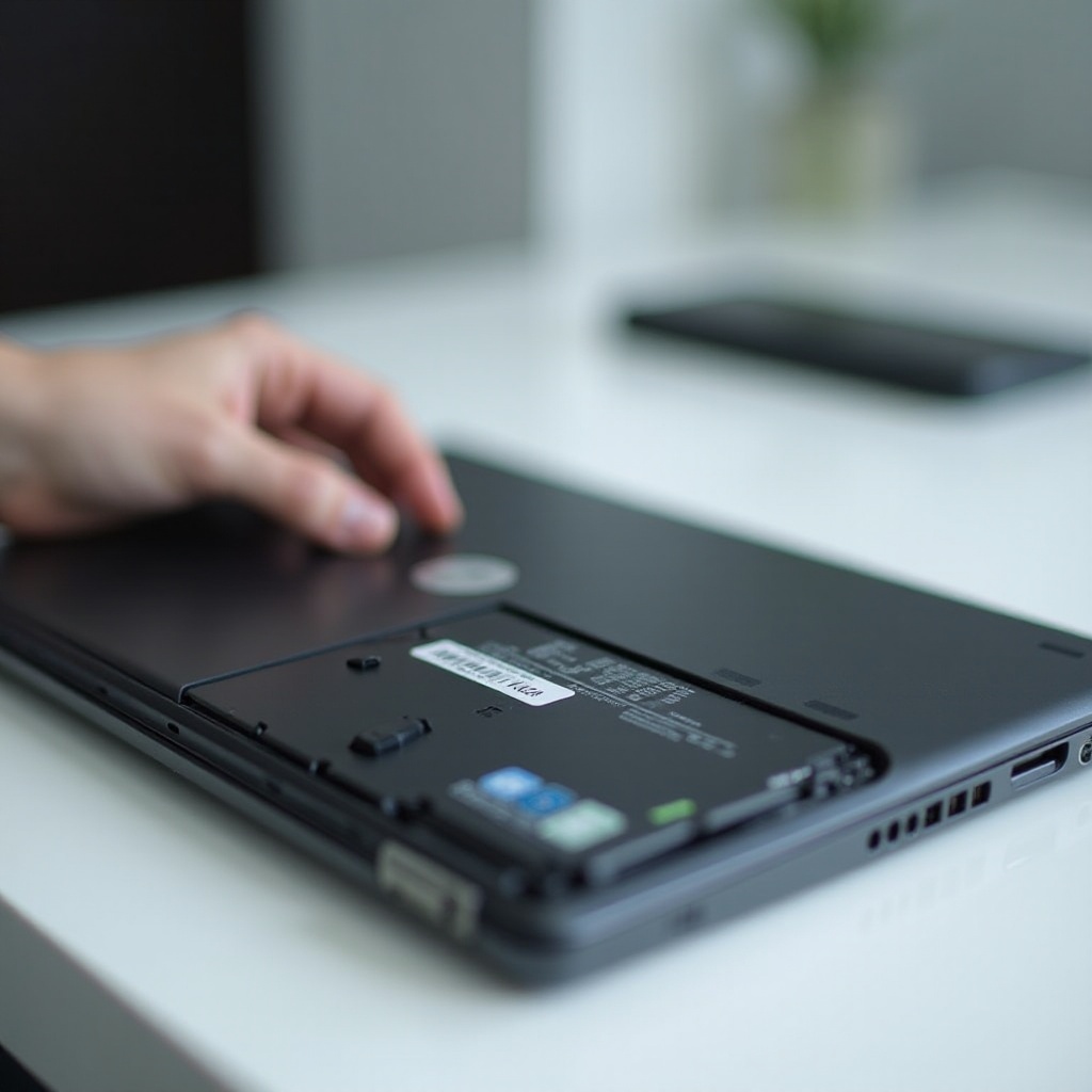 cara mengganti baterai di laptop dell z14
