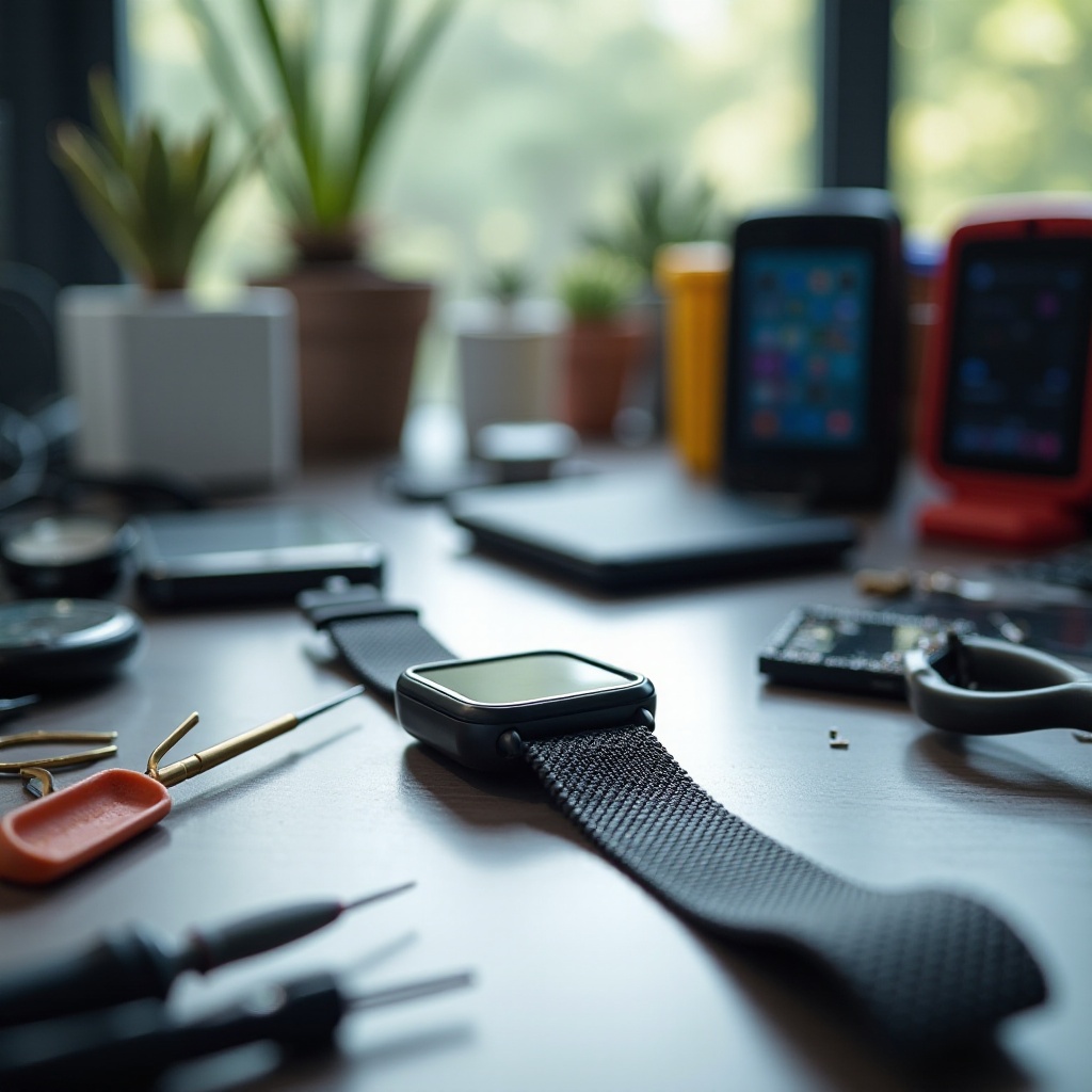 kapotte smartwatch