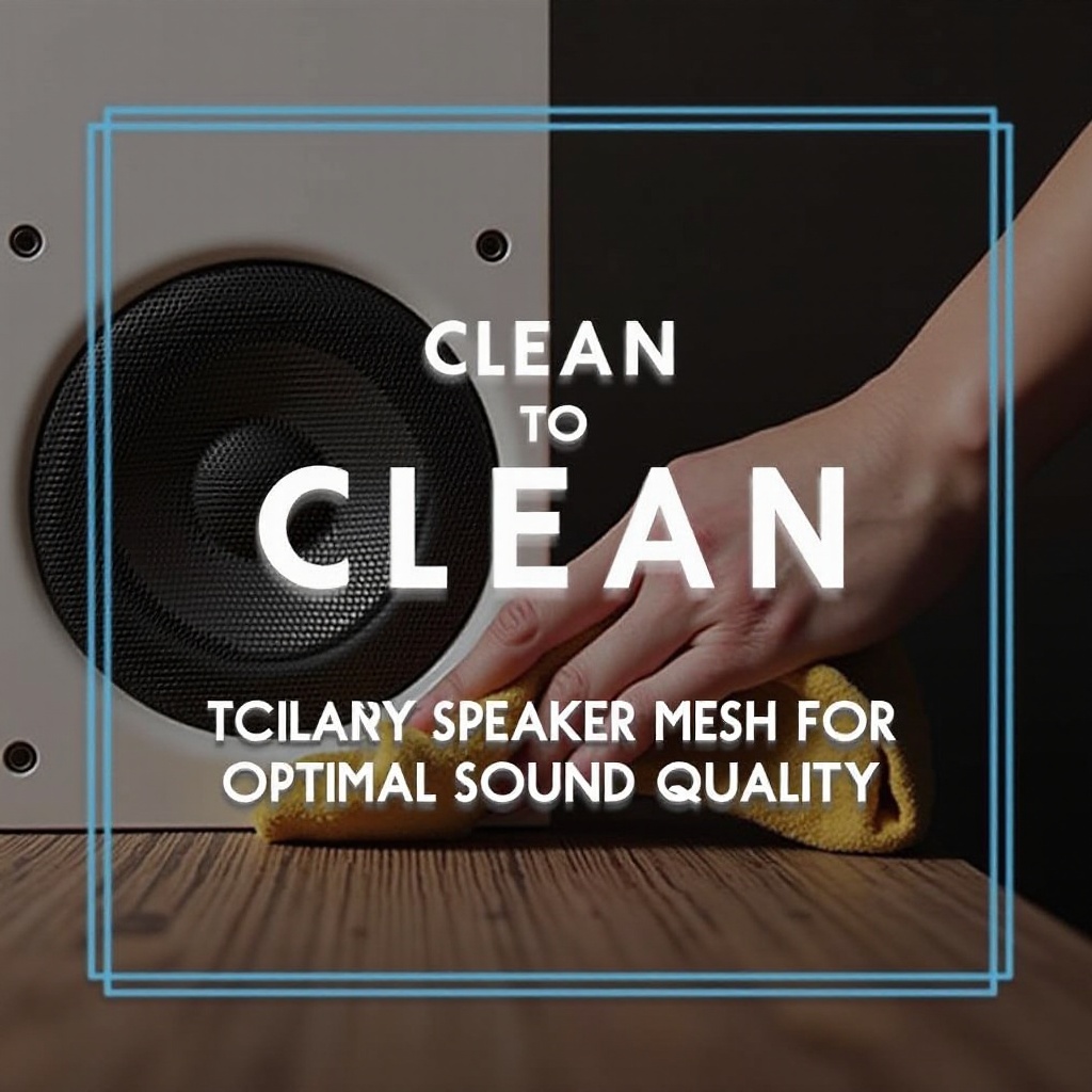 how to clean speaker mesh