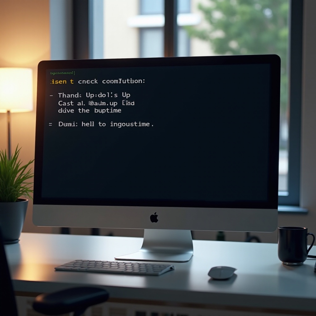hoe de uptime van de computer controleren op cmd