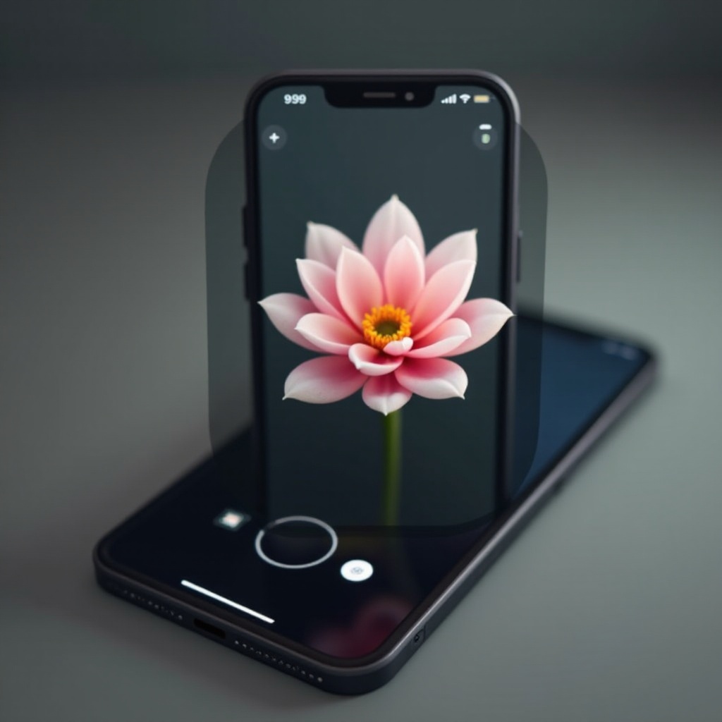 ดอกไม้อะไรบนกล้อง iPhone ของฉัน