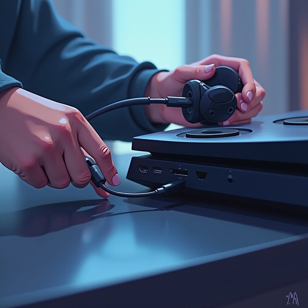 hoe ps5-hoofdtelefoon op ps5 aan te sluiten