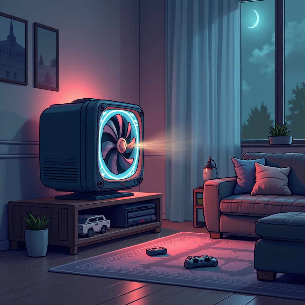 wydmuch wentylatora ps3