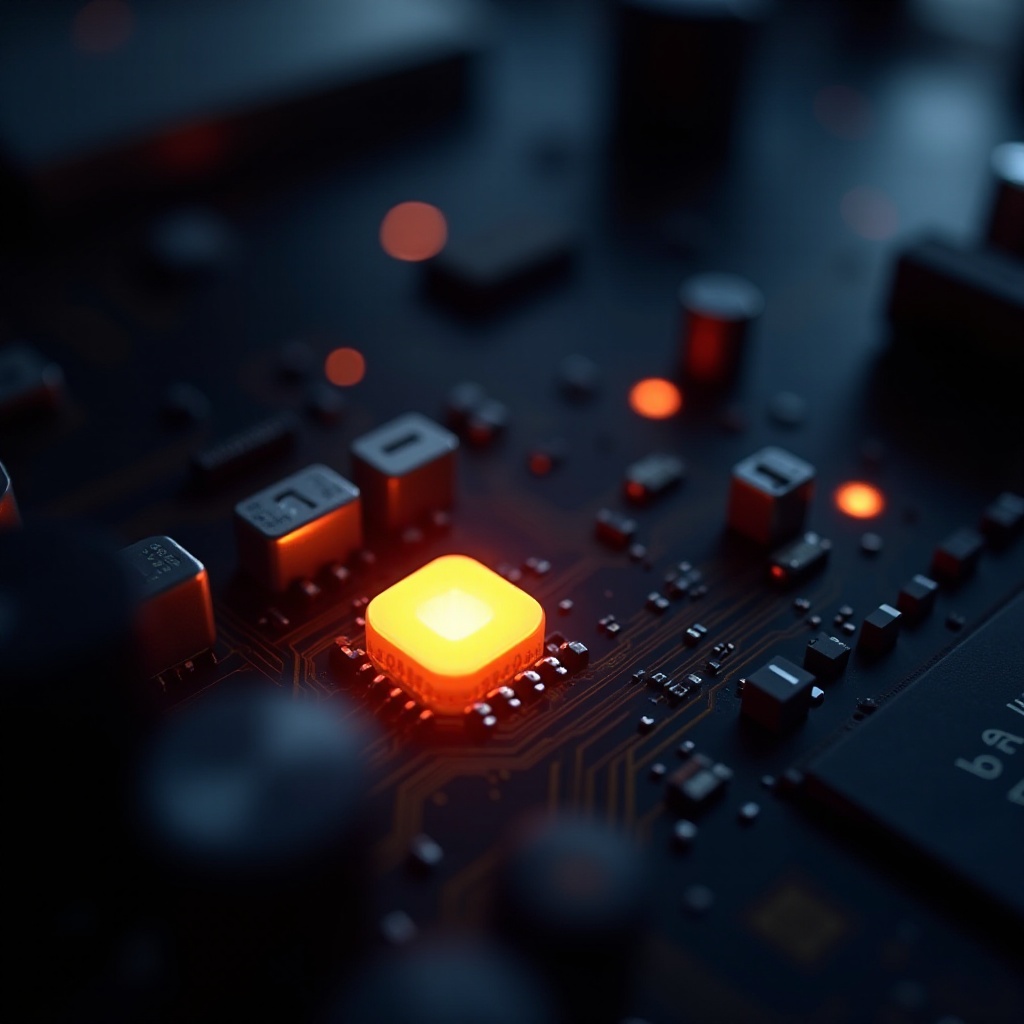 메인보드에 주황색 불빛이 있고 화면 안 나옴