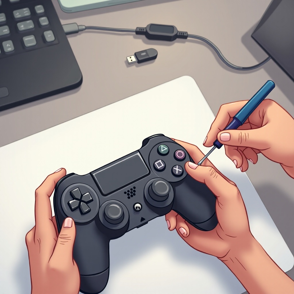 電源が入らないPS4コントローラーを修理する方法