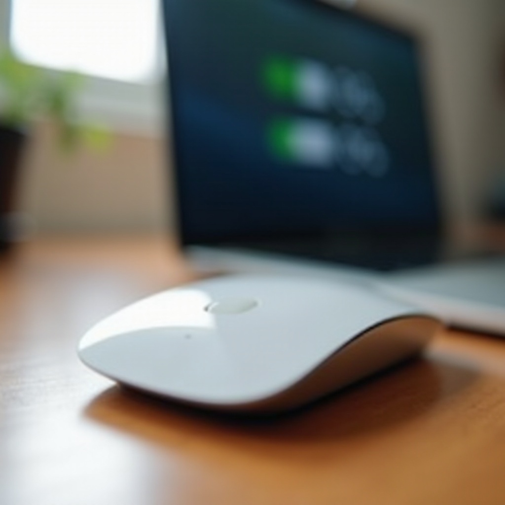 Magic Mouse 배터리 확인하는 방법