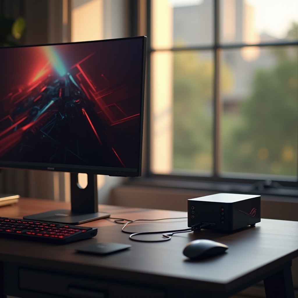 apakah asus zenscreen kompatibel dengan rog ally dan egpu