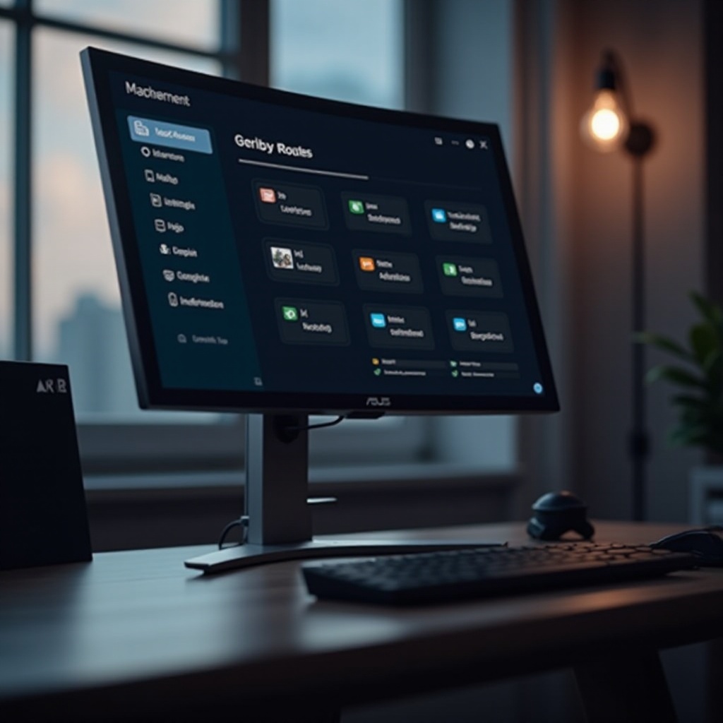 ubah mode monitor asus tuf