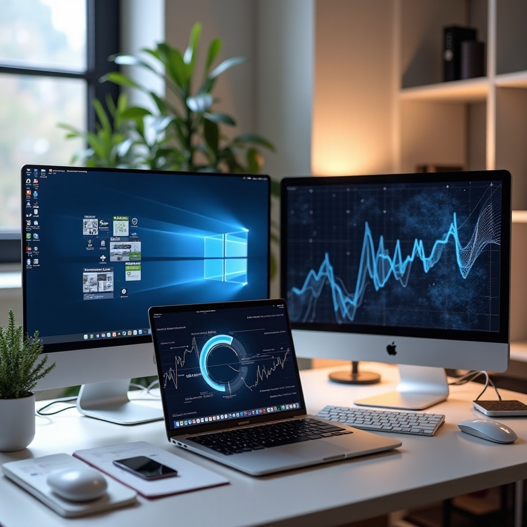 beste laptop met drie schermen