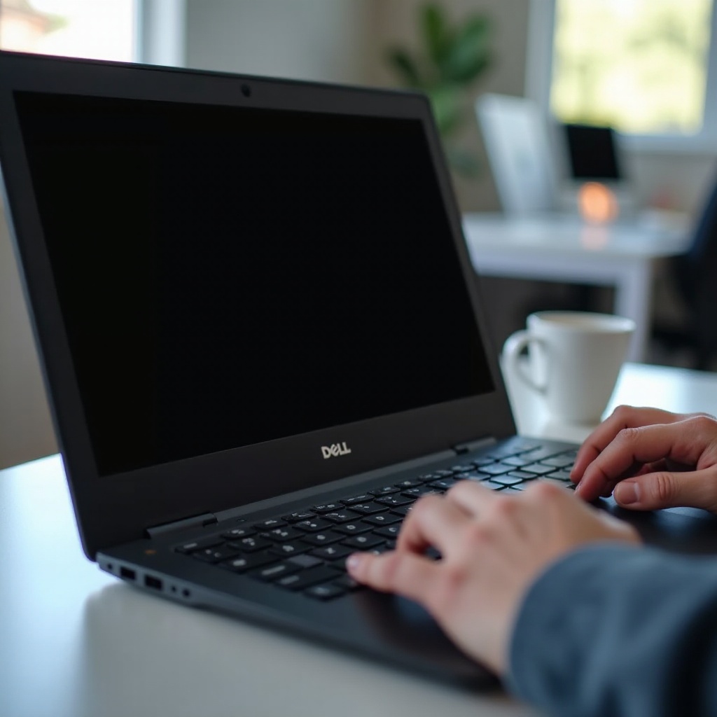 dell laptop screen not turning on