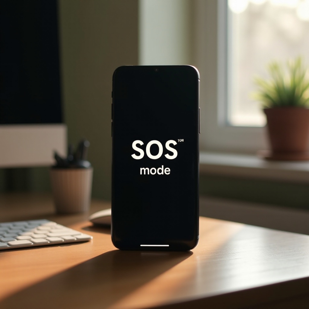 korjaa iPhonen SOS-tila