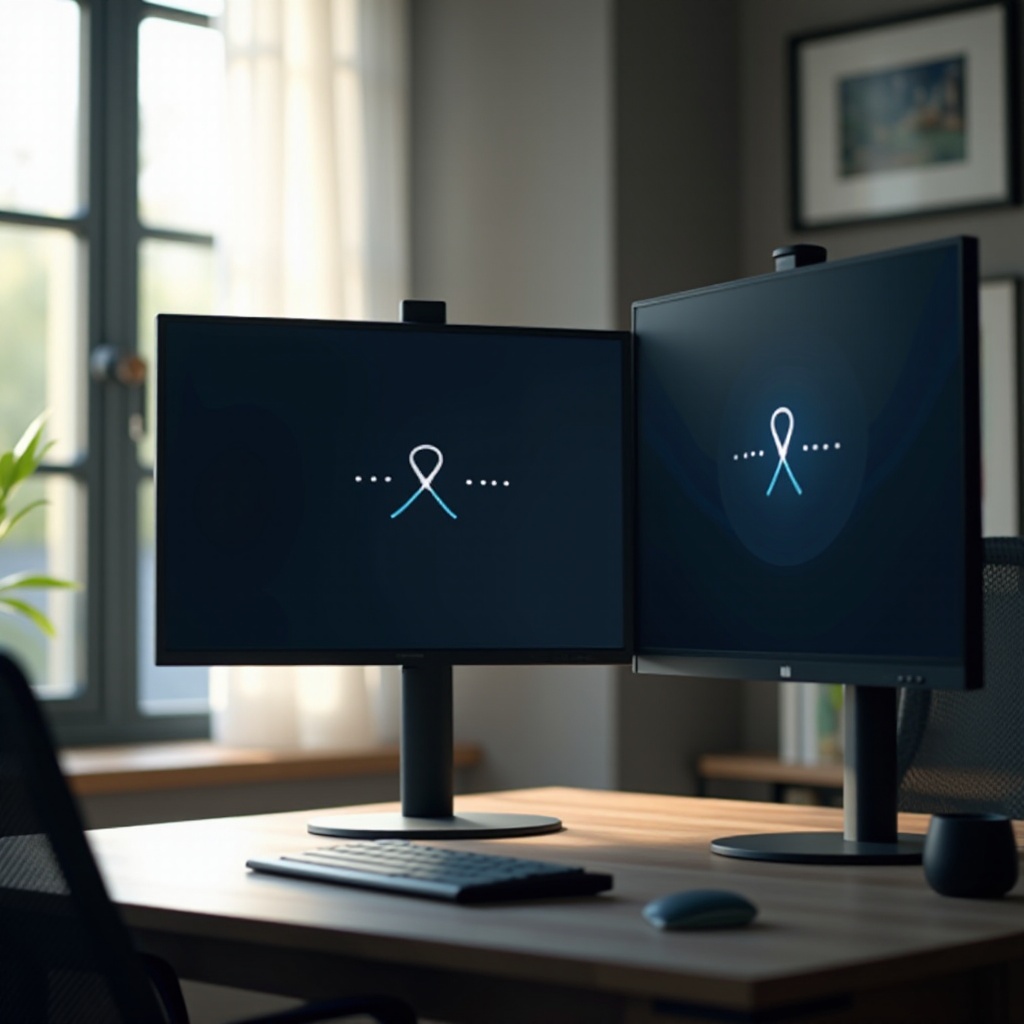 geen signaal op tweede monitor