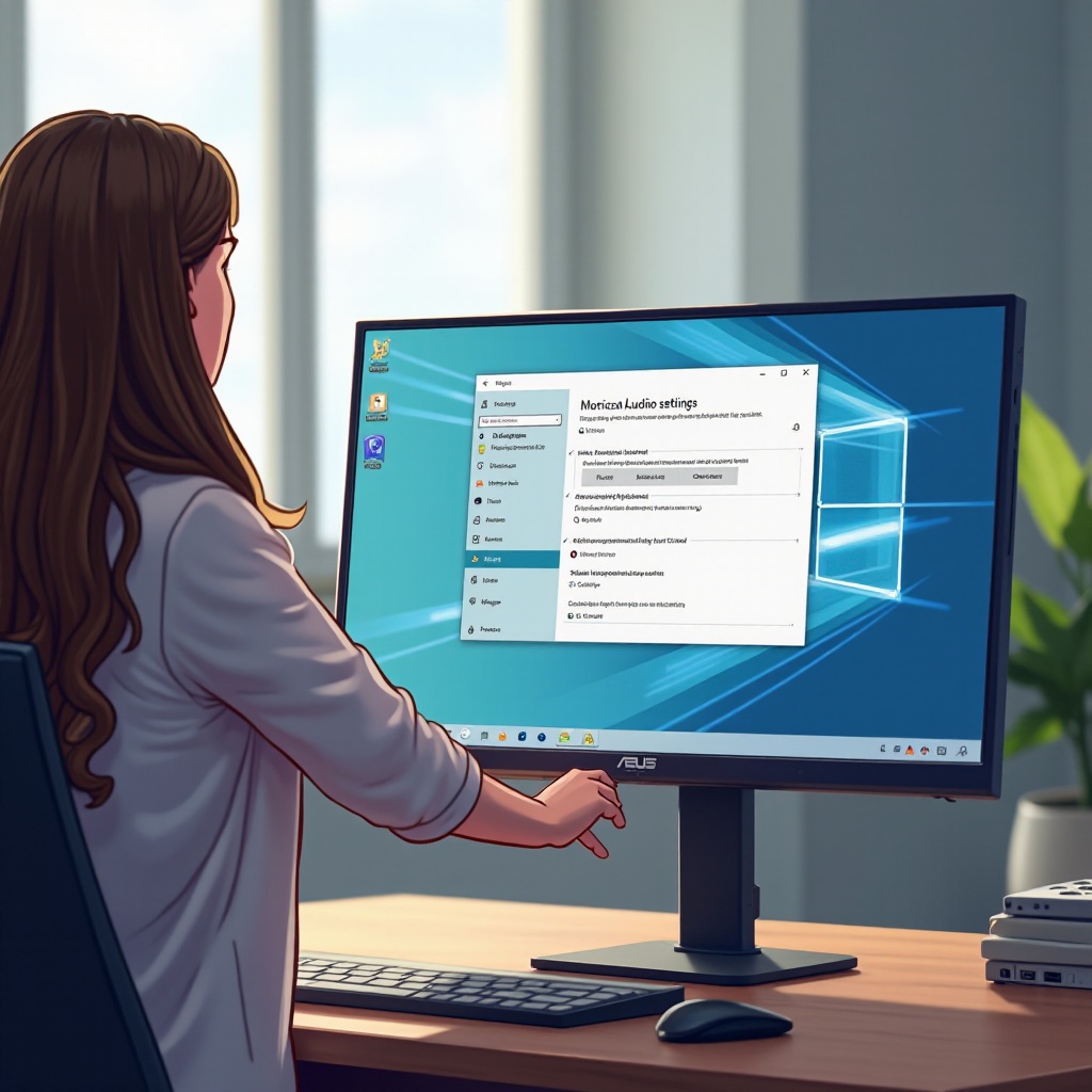 ASUS 28 IPS VG28UQL1A monitor geen geluid uit de luidsprekers