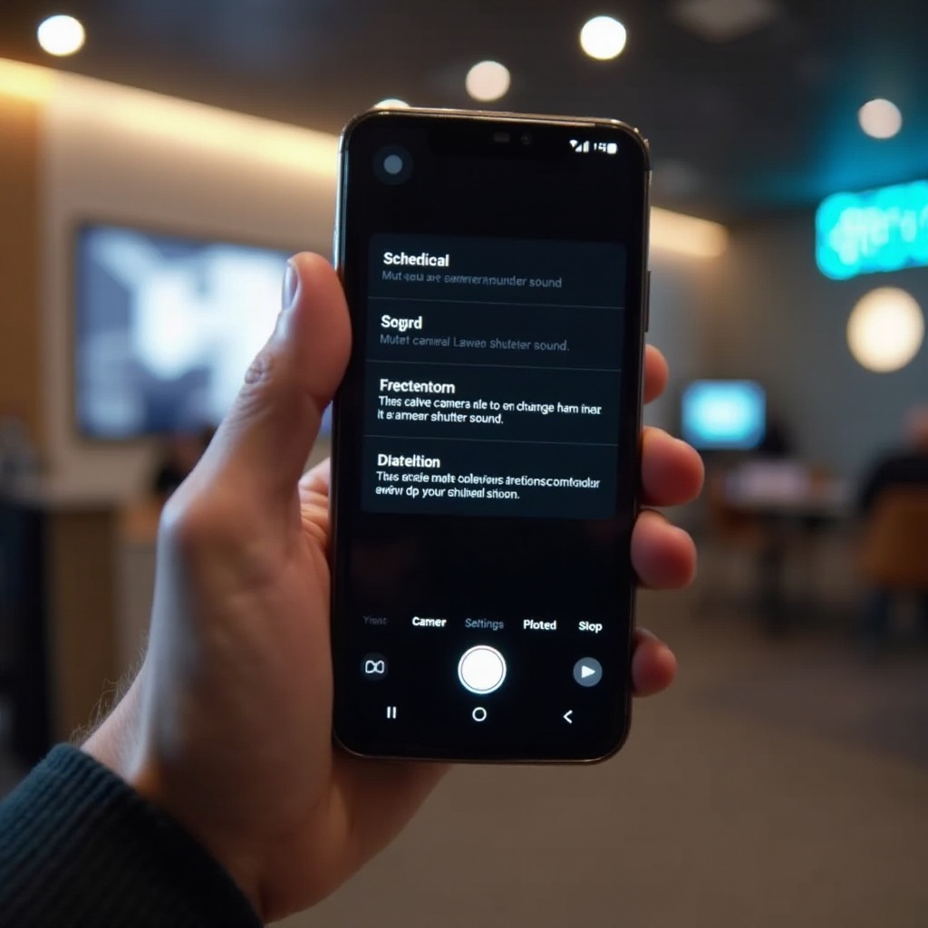 ปิดเสียงกล้องบน Android