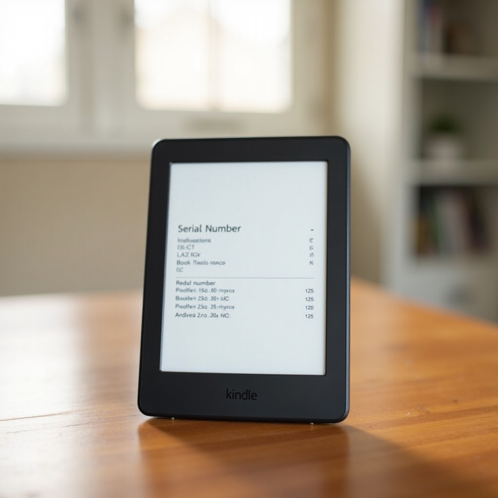 ฉันมี Kindle แบบใดตามหมายเลขซีเรียล