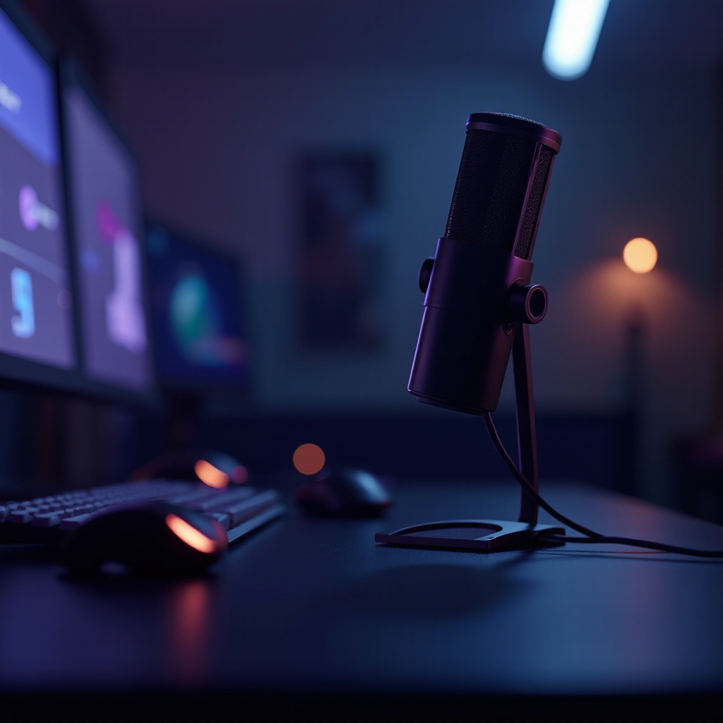 mikrofon gaming terbaik dengan peredam bising