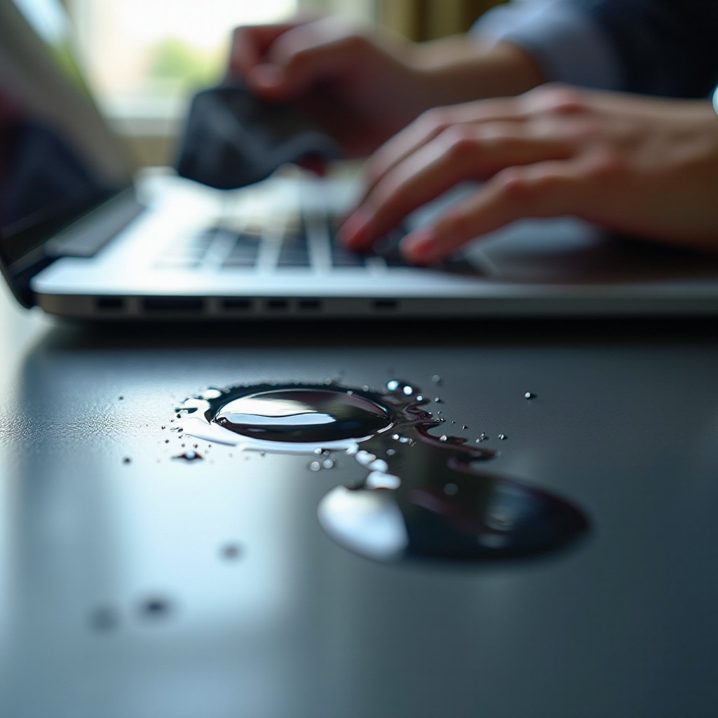 waterschade aan laptop repareren