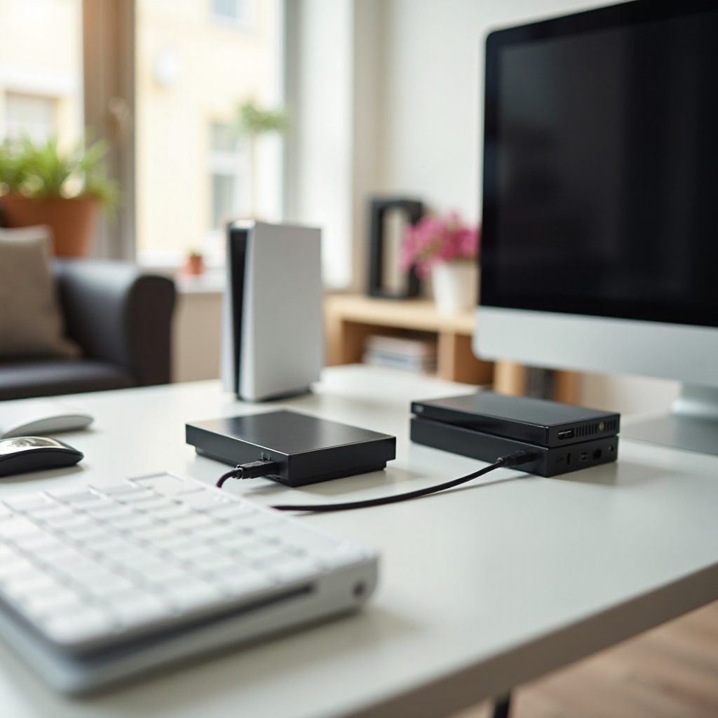 コンピューター以外でも外付けハードディスクを使用できる機器