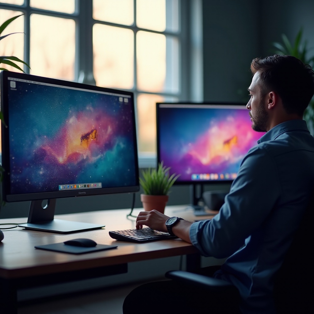 セカンドモニターに信号なし