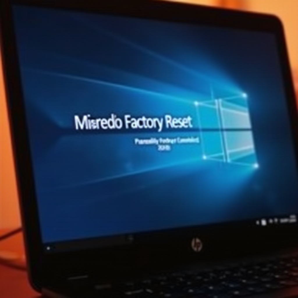 hp jak przywrócić do ustawień fabrycznych