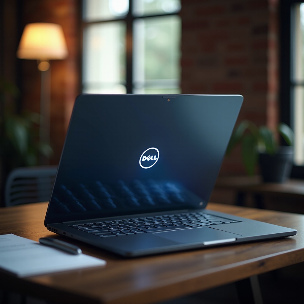 카메라가 장착된 델 노트북