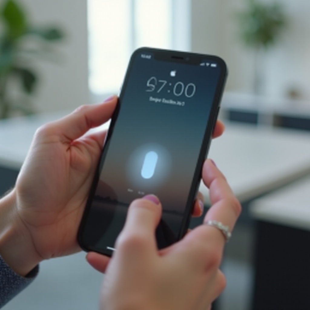 nie można przesunąć palcem w górę na iPhonie