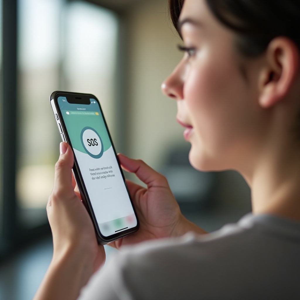 napraw tryb SOS iPhone