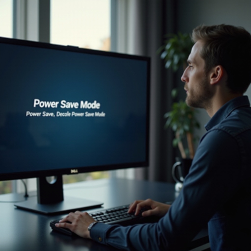 monitor dell u3014 saya terus-menerus masuk ke mode hemat daya