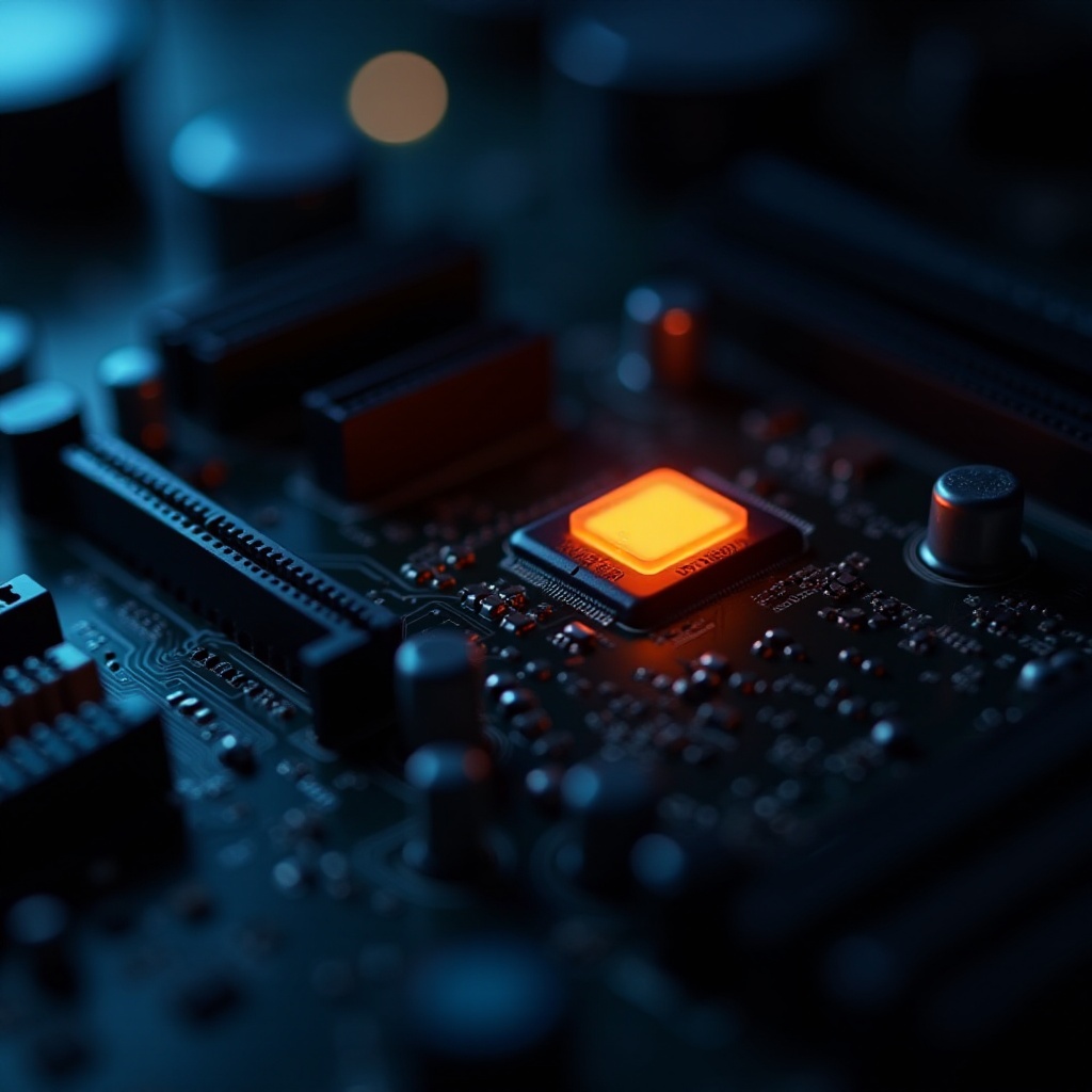 orange light on motherboard no display