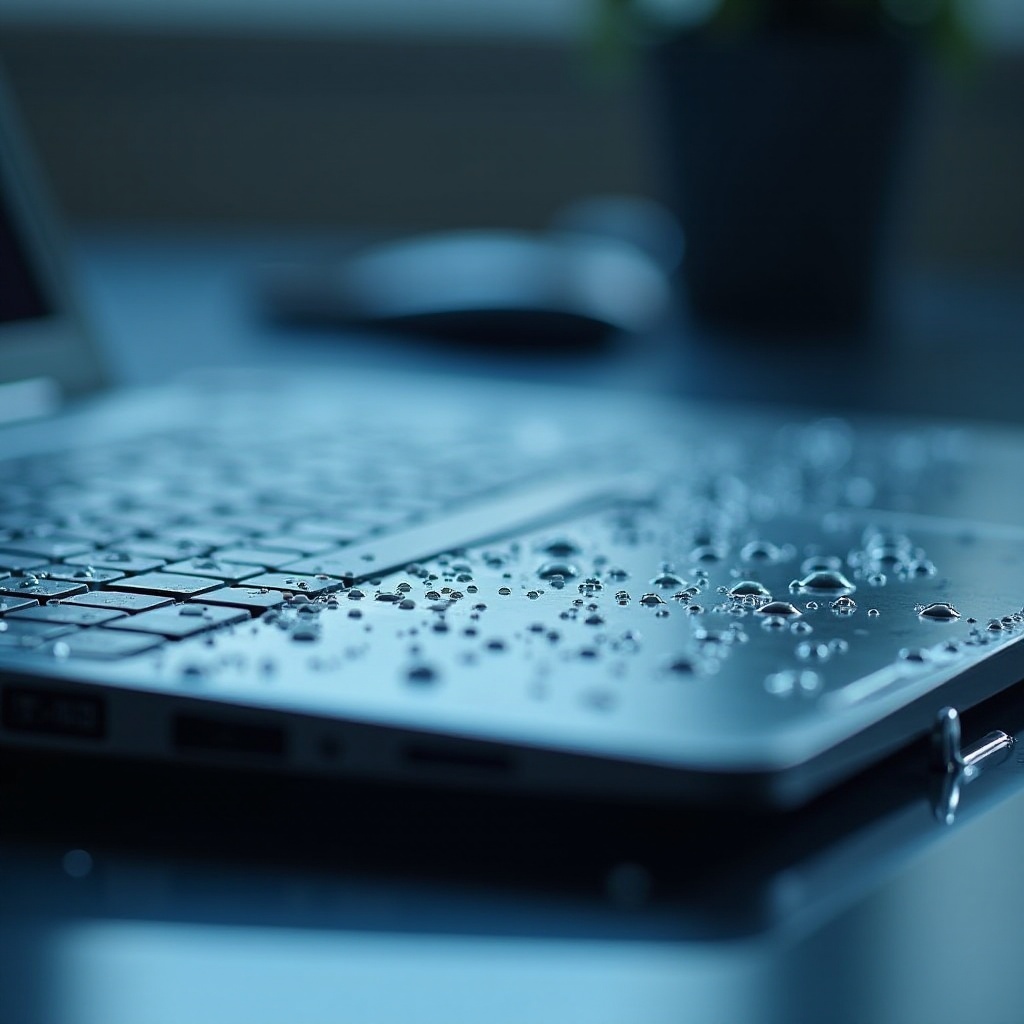 laptop got wet and won't turn on