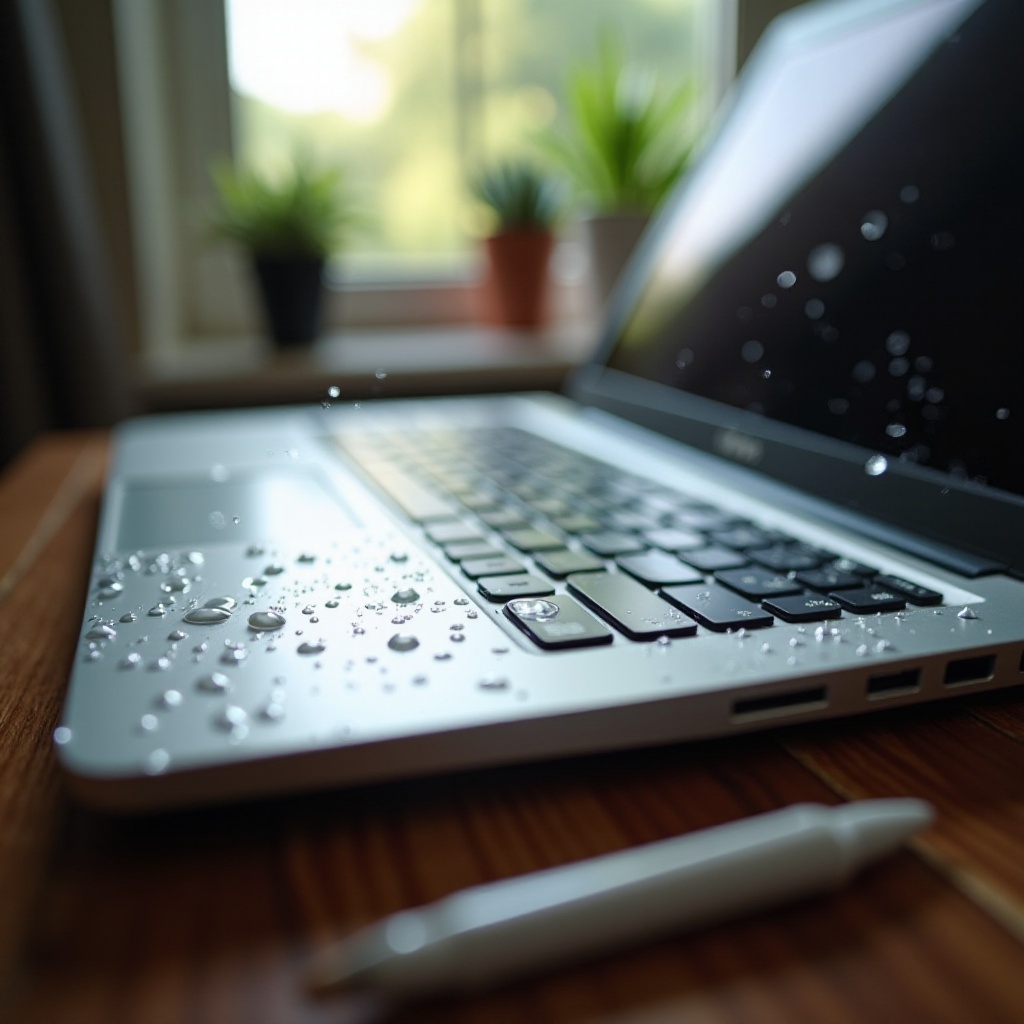 laptop basah dan tidak mau menyala