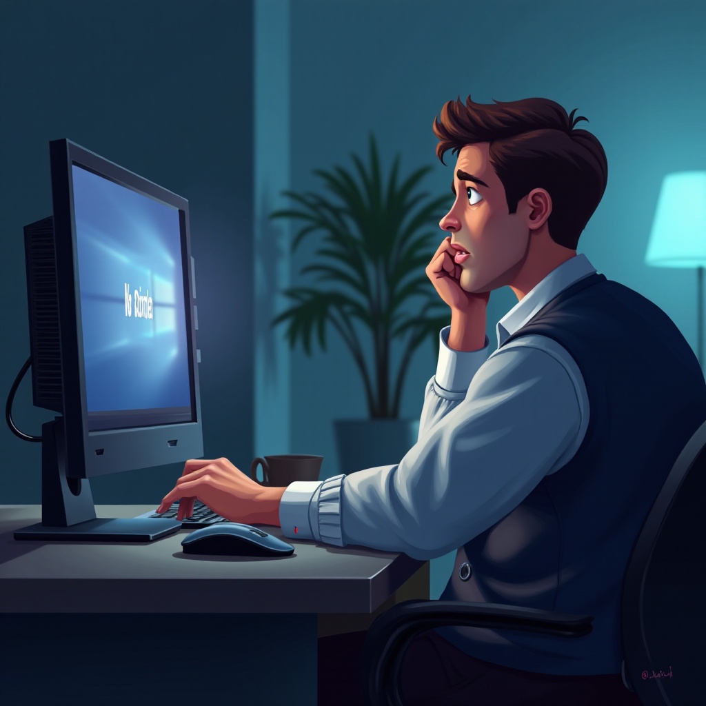 ei signaalia toisella näytöllä