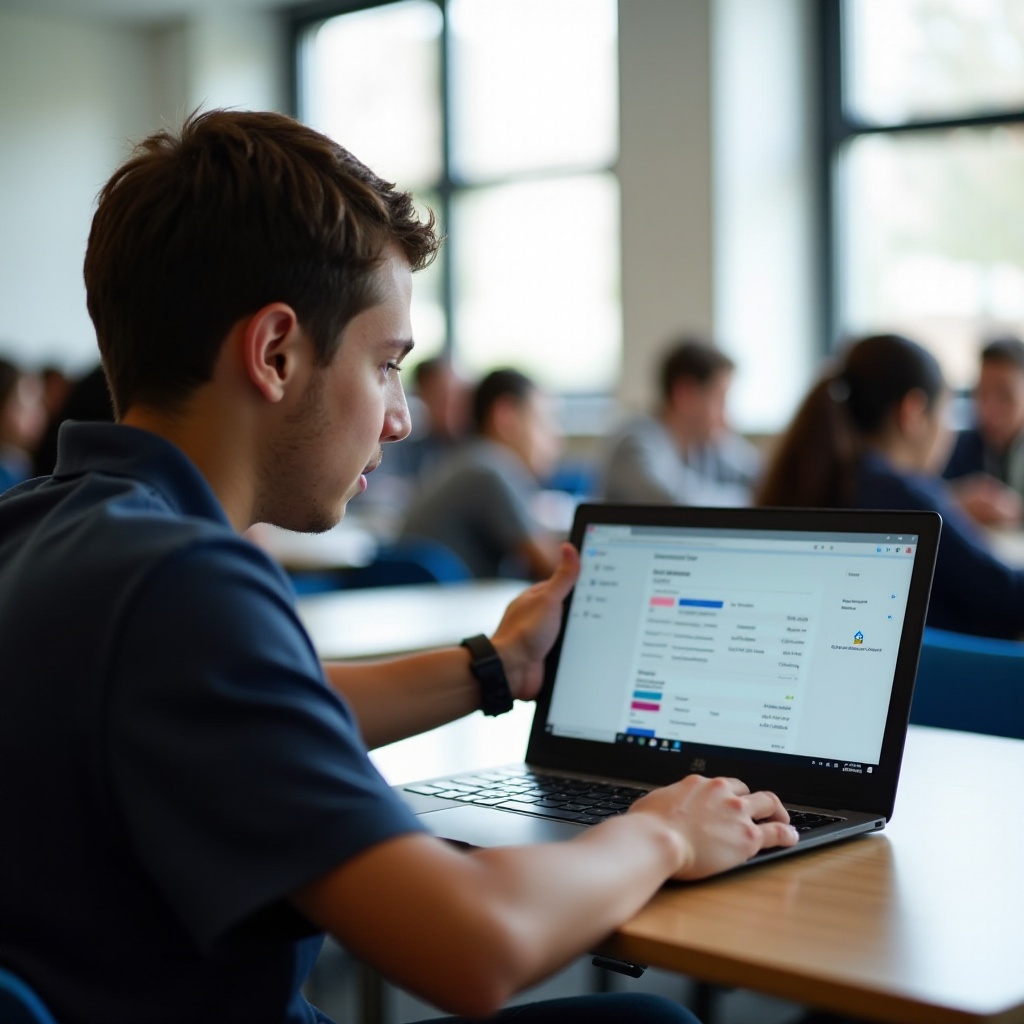 how to inspect on school chromebook