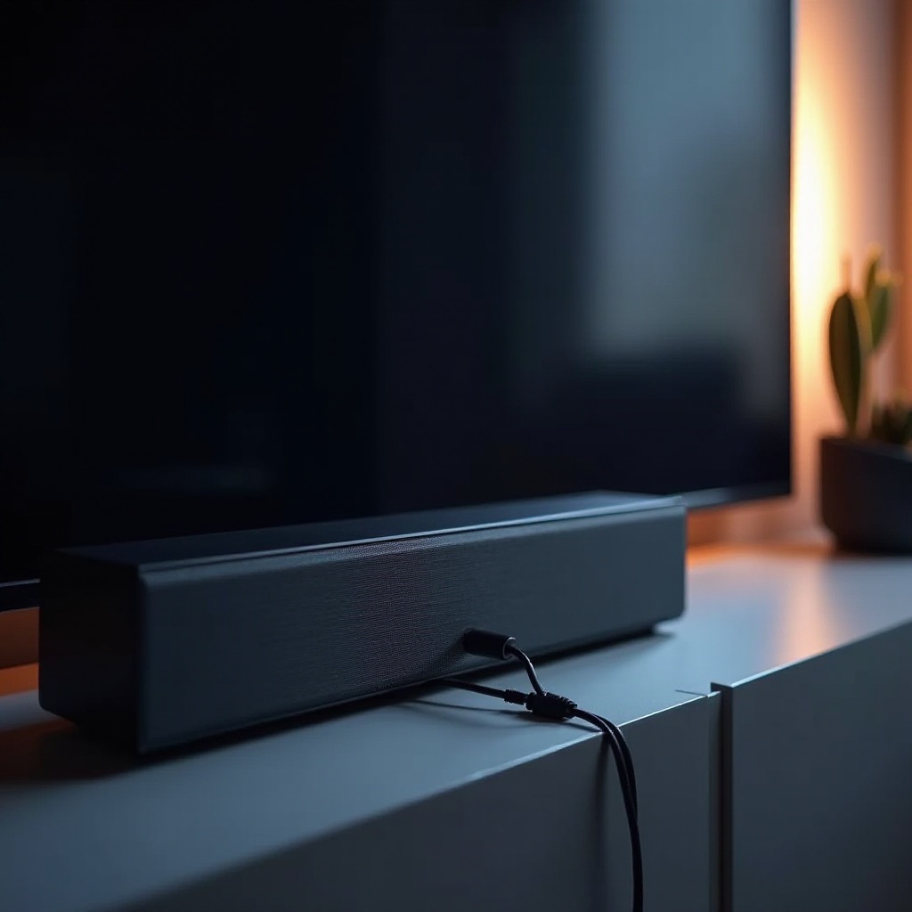 사운드바가 켜졌다 꺼지는 이유는 무엇입니까