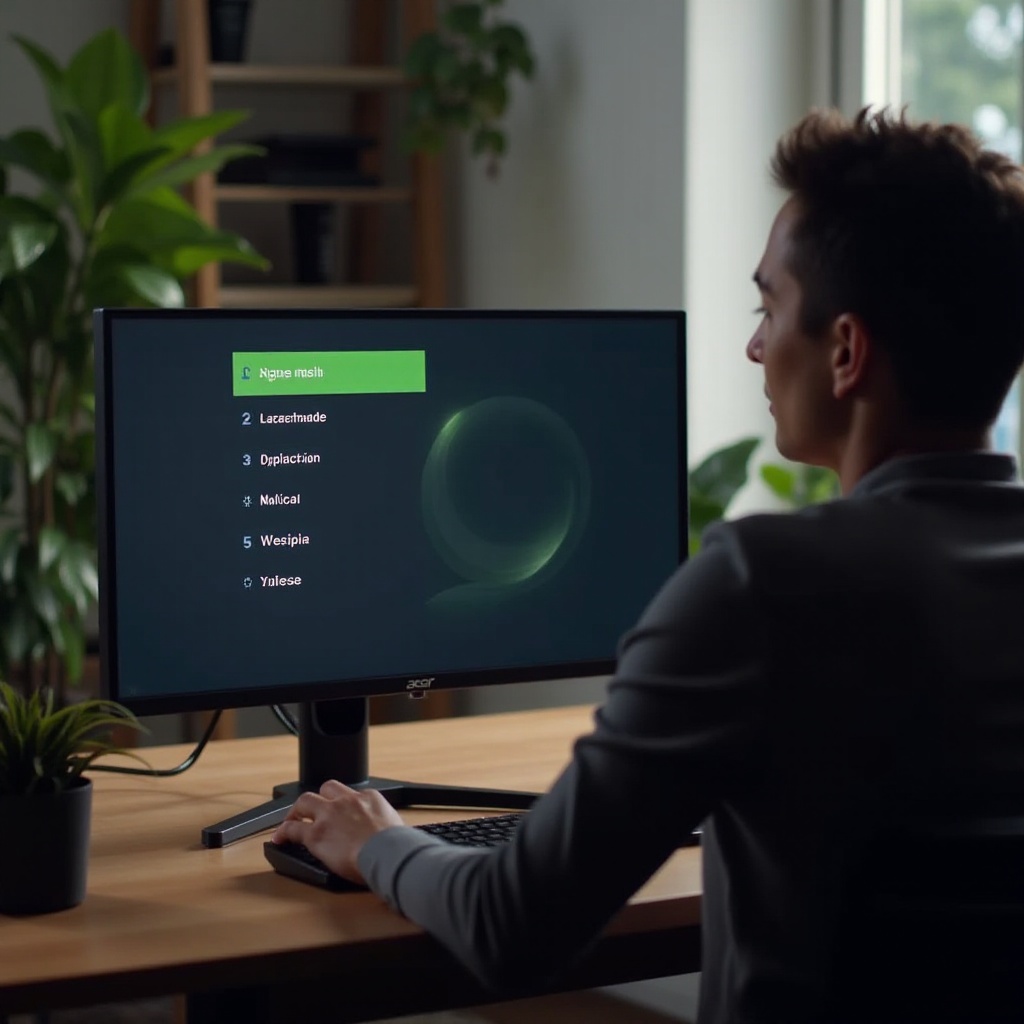 cara mengubah monitor acer predator ke bahasa inggris