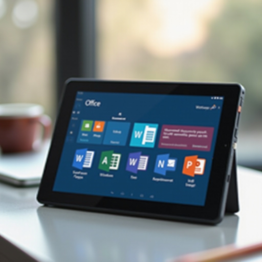 Kan ik Microsoft Office downloaden op een Amazon Fire HD 10 tablet?